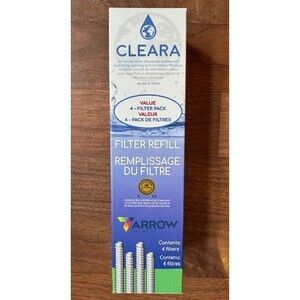Arrow Cleara Filter Refill New 4- Filter‎ Pack Made in USA BPA Free